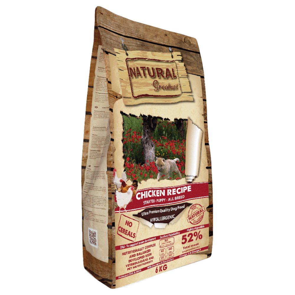Image of Natural Greatness Puppy con pollo - 2 x 6 kg - Pack Ahorro 08414606901173