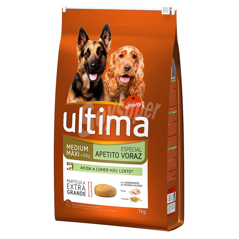 Image of Ultima Medium/Maxi Apetito Voraz - 2 x 7 kg - Pack Ahorro 08410650227757
