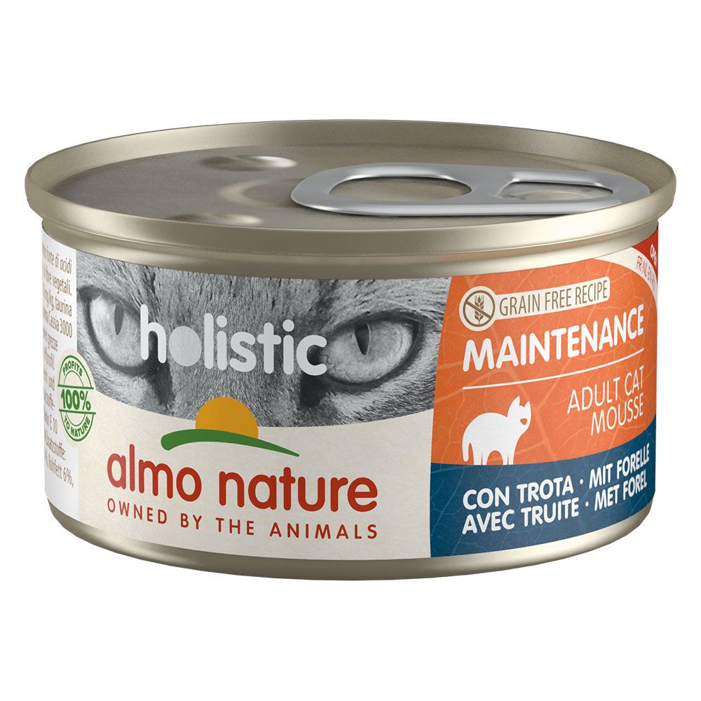 Almo Nature Holistic Pachet economic Maintenance 24 x 85 g - Păstrăv