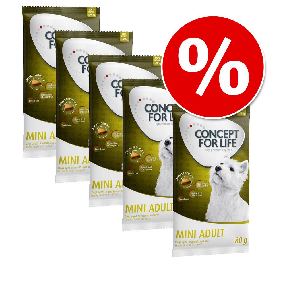 Image of Concept for Life 5 x 80 g = 400 g ¡con descuento! - Mini Adult 04260358513690