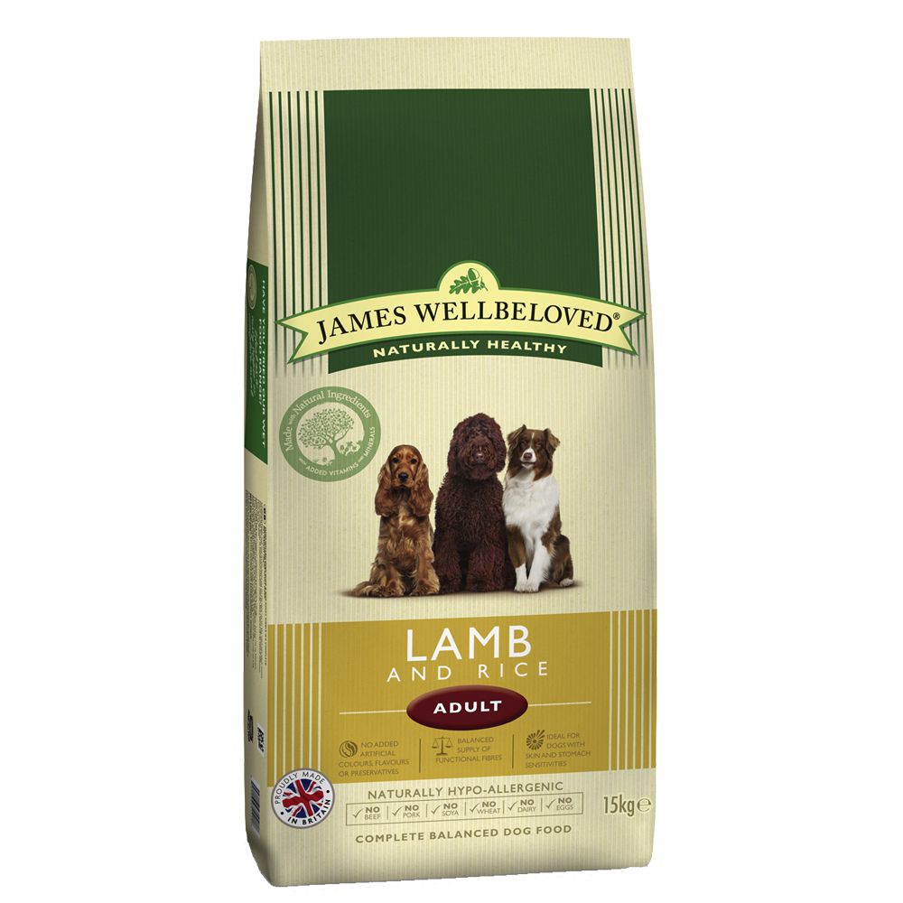 Image of James Wellbeloved Adult Cordero y arroz - 15 kg 05025838001215