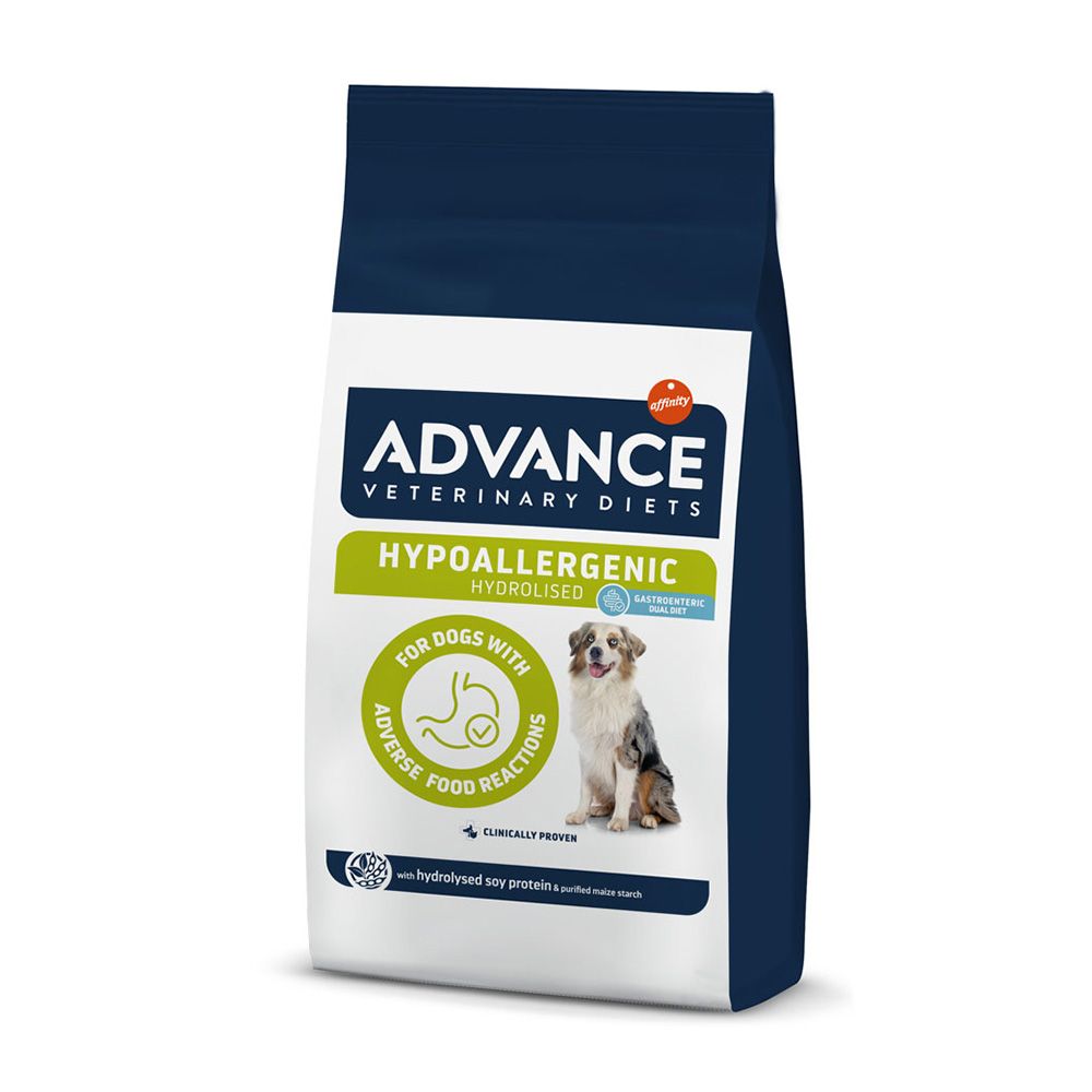 2x 10kg Veterinary Diets Hypoallergenic Advance Hundefutter trocken