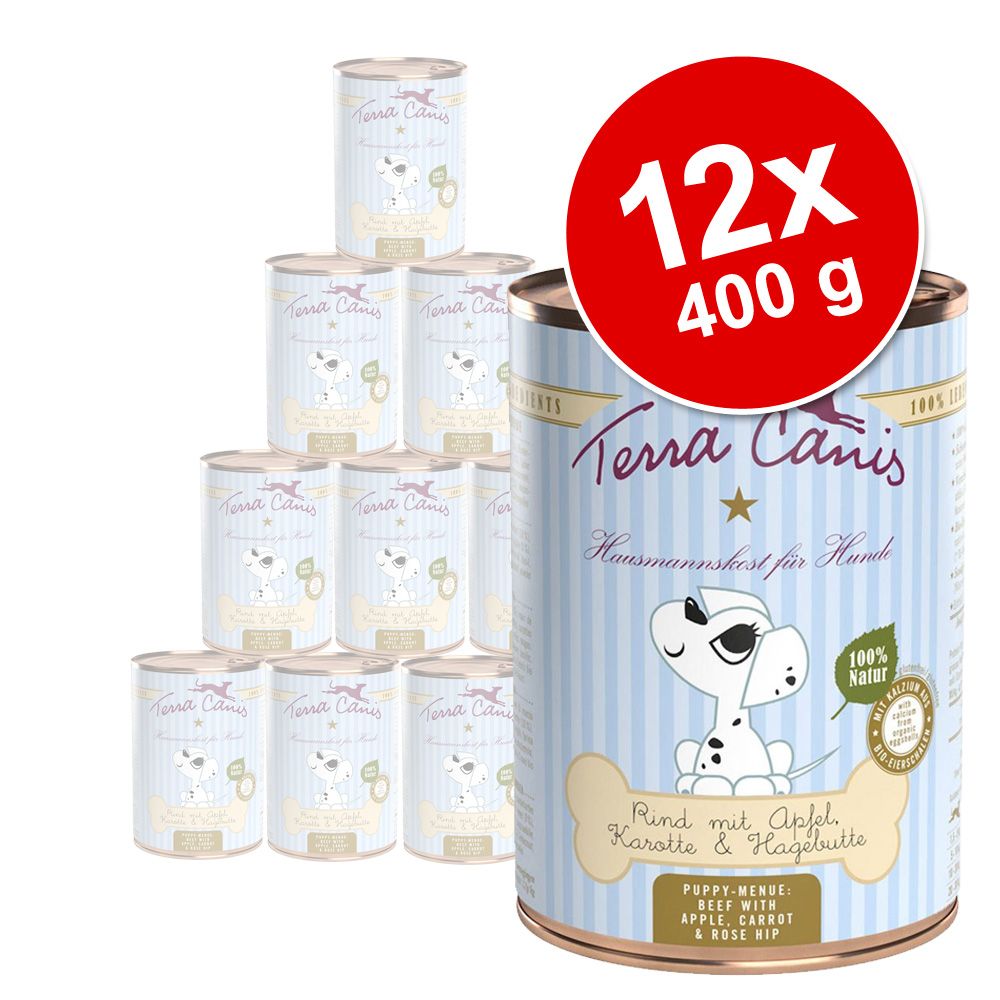 Image of Pack Ahorro: Terra Canis cachorros 12 x 400 g - Cordero 04260109620691