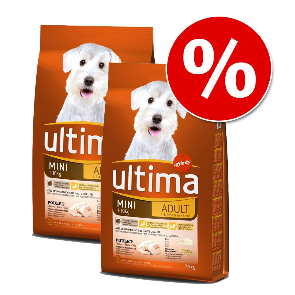 Image of Pack Ahorro: Affinity Ultima 2 x 3 / 7,5 / 12 kg - Medium-Maxi Adult con pollo (2 x 12 kg) 08410650221380