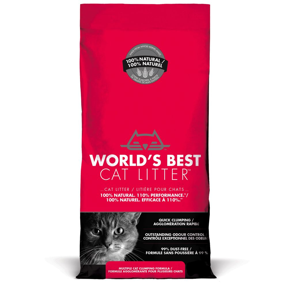 Image of Probiergrösse: 6,35 kg World's Best Cat Litter Katzenstreu World's Best Cat Litter Extra Strength