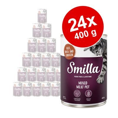 Set Risparmio! Smilla Delizie Multicarne 24 x 400 g - Oca, Manzo e Pollo