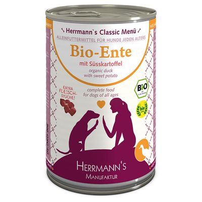 - Herrmann's Menü getreidefrei 12 x 400 g Herrmann's Menü getreidefrei 12 x 400 g