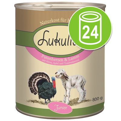 Voordeelpakket Lukullus Junior 24 X 800 G Kip Kalf lukullus kopen in de aanbieding