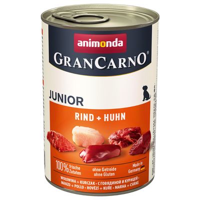- Animonda GranCarno Original Junior 6 x 400 g Animonda GranCarno Original Junior 6 x 400 g