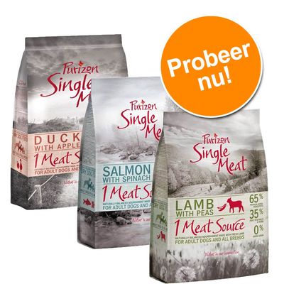Probeerpakket Purizon Single Meat 3 X 1 Kg Eend Met Appel Kip Pompoen Zalm Spinazie purizon single meat kopen in de aanbieding Probeerpakket Purizon Single Meat 3 X 1 Kg Eend Met Appel Kip Pompoen Zalm Spinazie purizon single meat kopen in de aanbieding