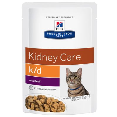 - Hill's Prescription Diet k/d Kidney Care Katzenfutter mit Rind Hill's Prescription Diet k/d Kidney Care Katzenfutter mit Rind