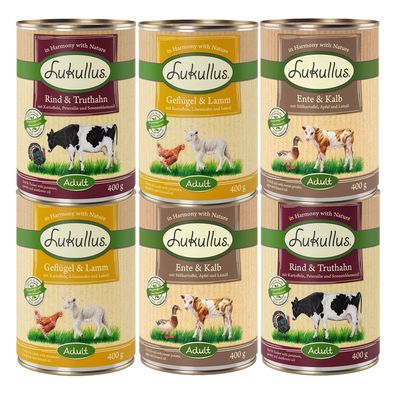 - Lukullus Naturkost Getreidefreies Probierpaket Lukullus Naturkost Getreidefreies Probierpaket