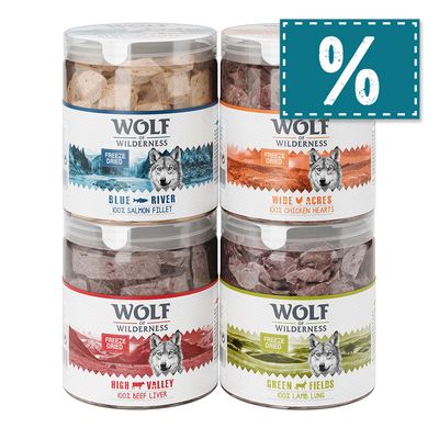 - Wolf of Wilderness - Gefriergetrocknete Premium-Snacks Wolf of Wilderness - Gefriergetrocknete Premium-Snacks